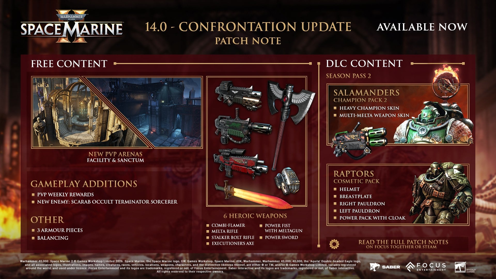 Space Marine in ornate armour standing in futuristic facility, Warhammer 40,000: Space Marine 2 key art.