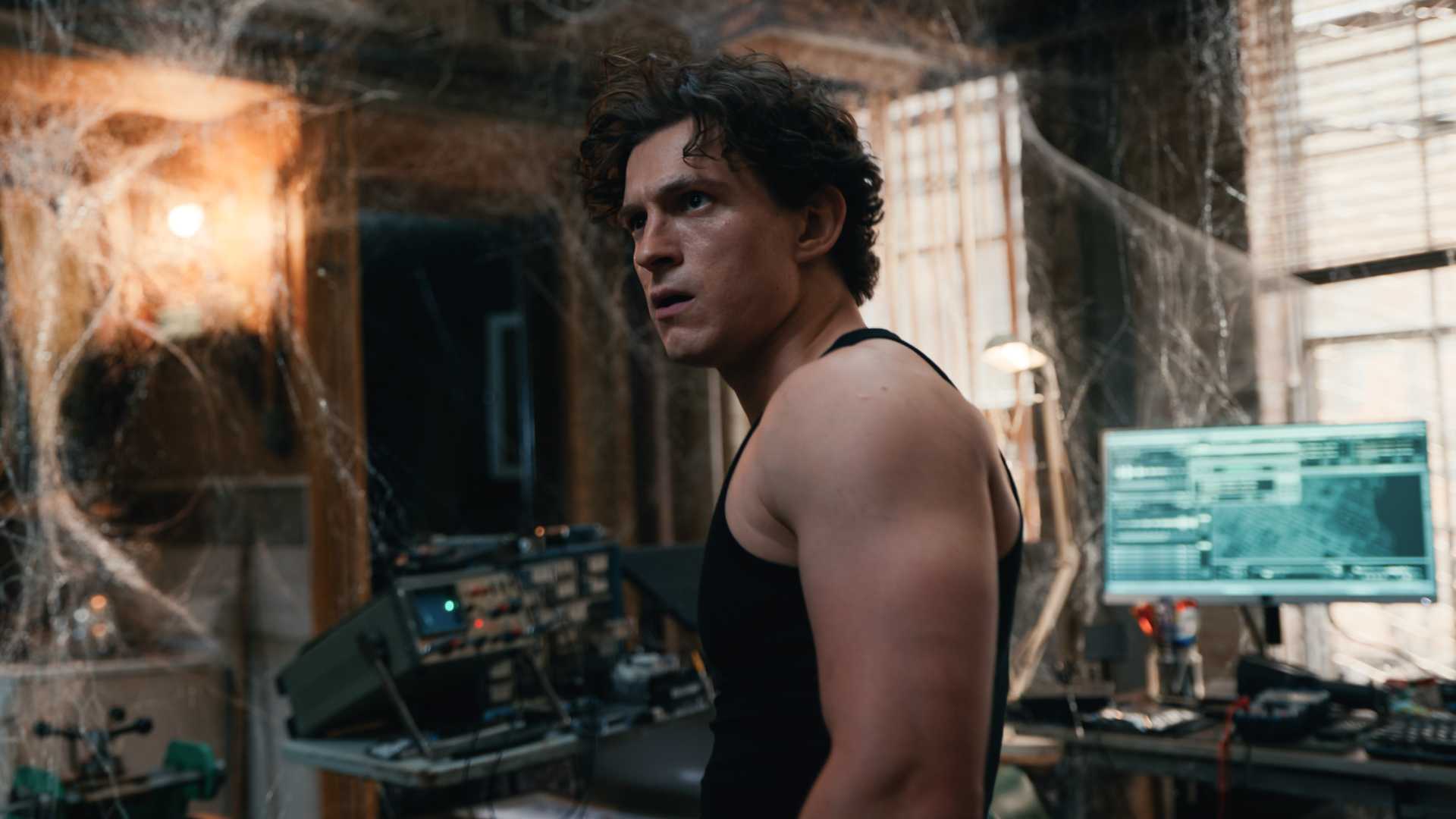 Tom Holland as Spider-Man in Marvel's Spider-Man Brand New Day film