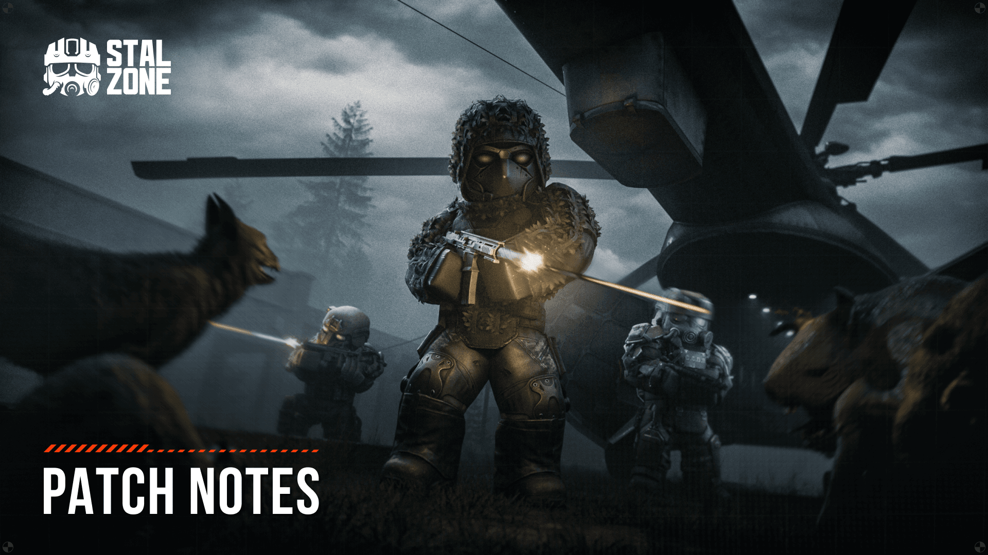 STALCRAFT: X Zone environment with faction soldiers and anomalies