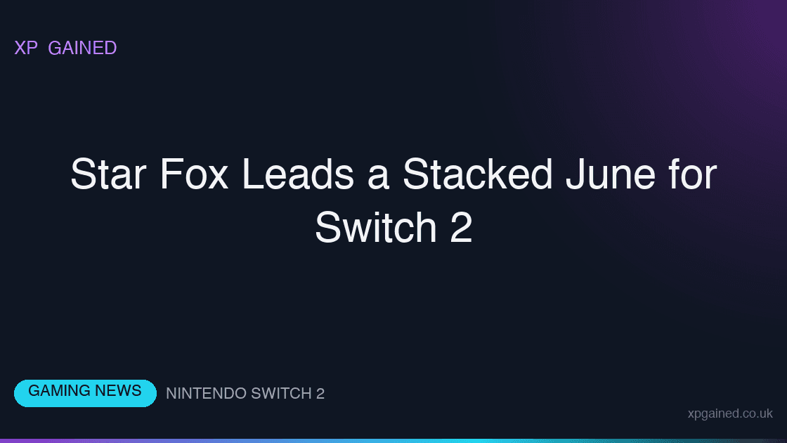 Star Fox on Switch 2 showing Fox McCloud in his Arwing cockpit