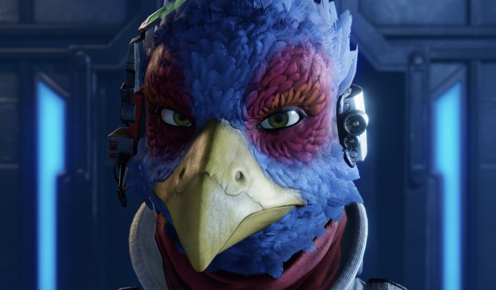 Fox McCloud in his Arwing cockpit in Star Fox on Nintendo Switch 2