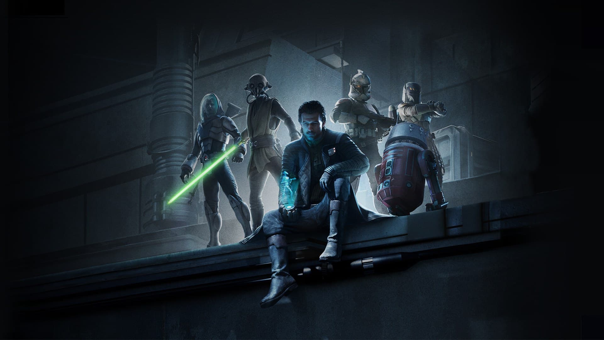 Star Wars Zero Company key art showing Clone Troopers and squad members in tactical combat