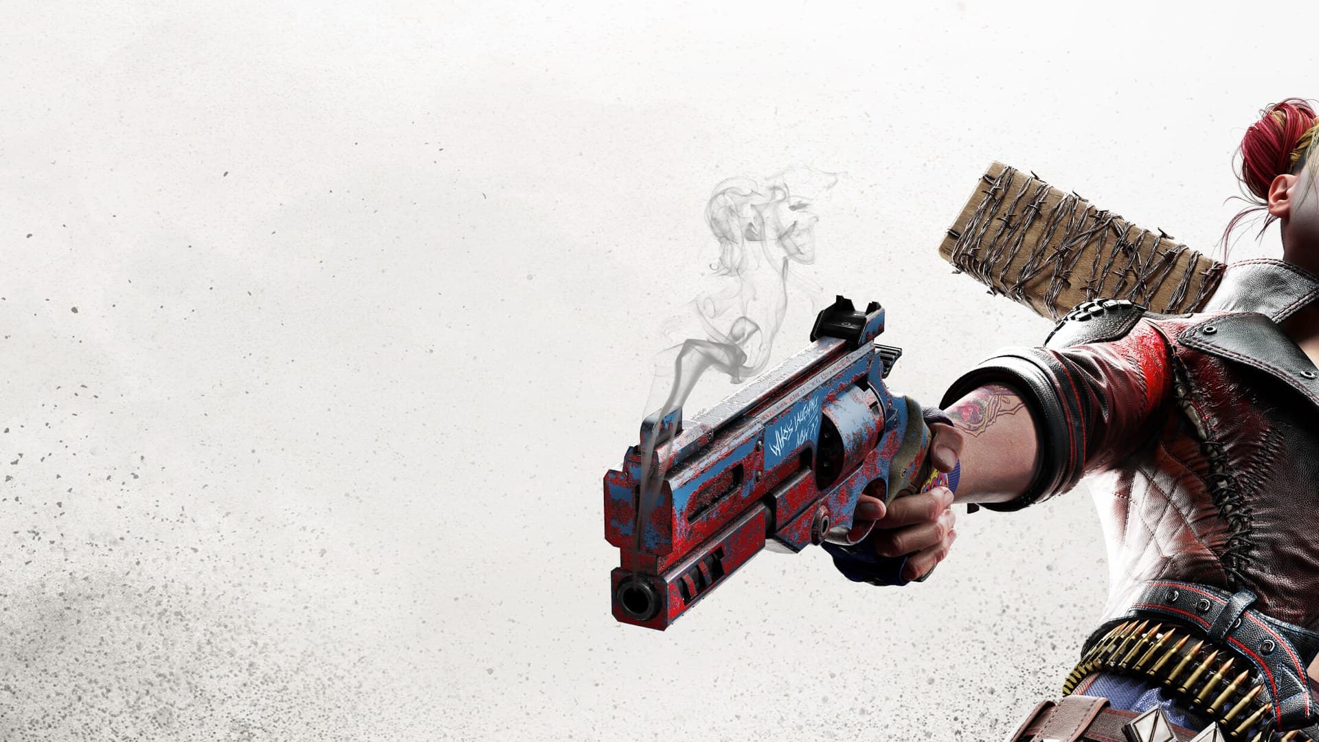 Suicide Squad Kill the Justice League key art featuring the four playable anti-heroes