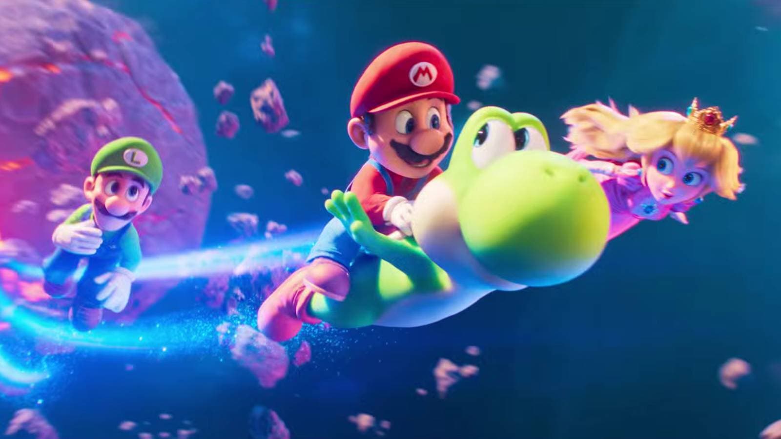 Super Mario Galaxy Movie key art
