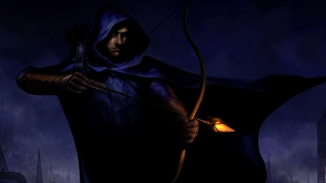 Garrett lurking in shadows in Thief The Dark Project Remastered key art