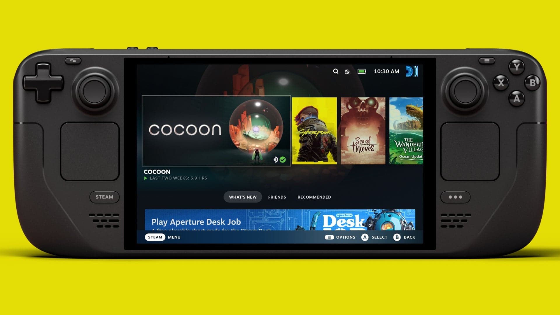 Steam Deck key art
