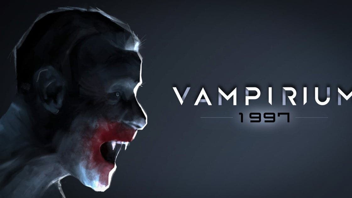 Vampirium 1997 top-down blueprint gameplay showing building layouts and character positions