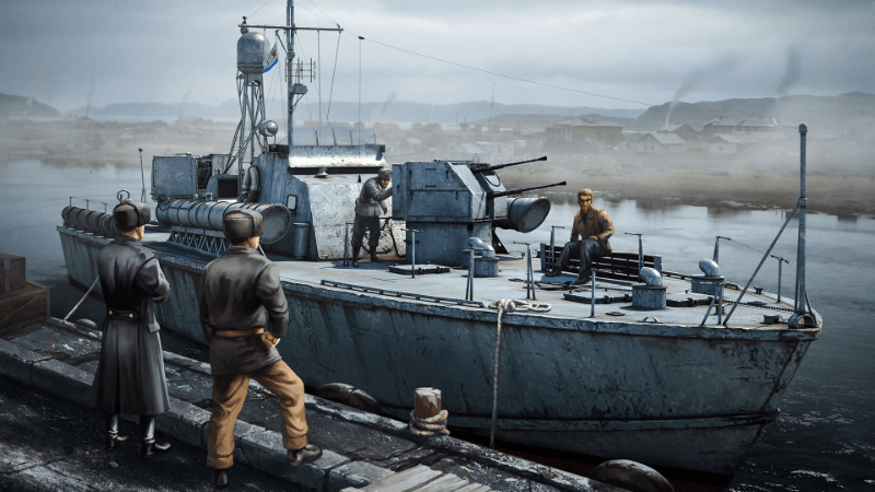 War Thunder tanks and aircraft in combat on a snowy map