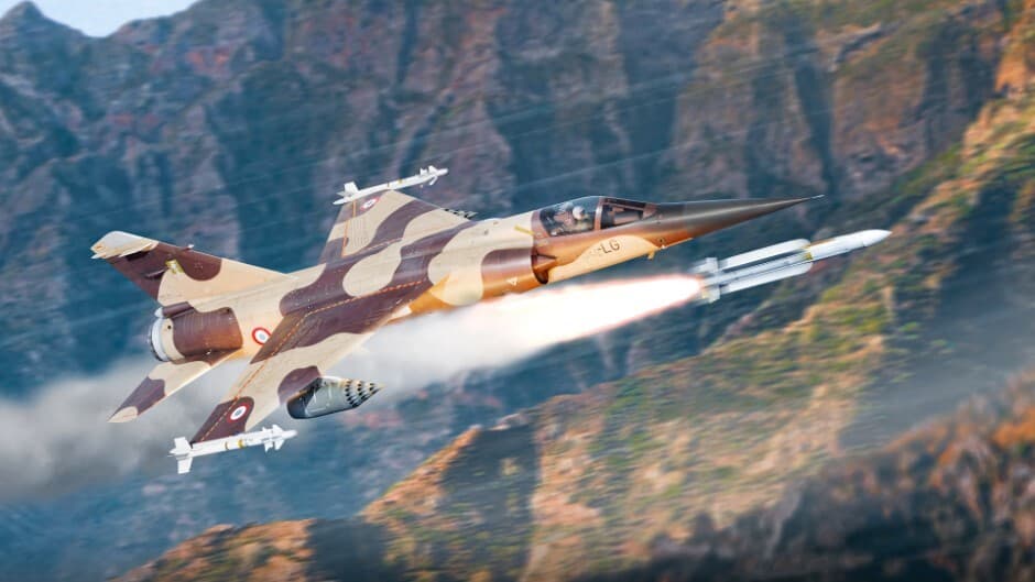 War Thunder French Air Force Day event banner with Mirage and Rafale aircraft