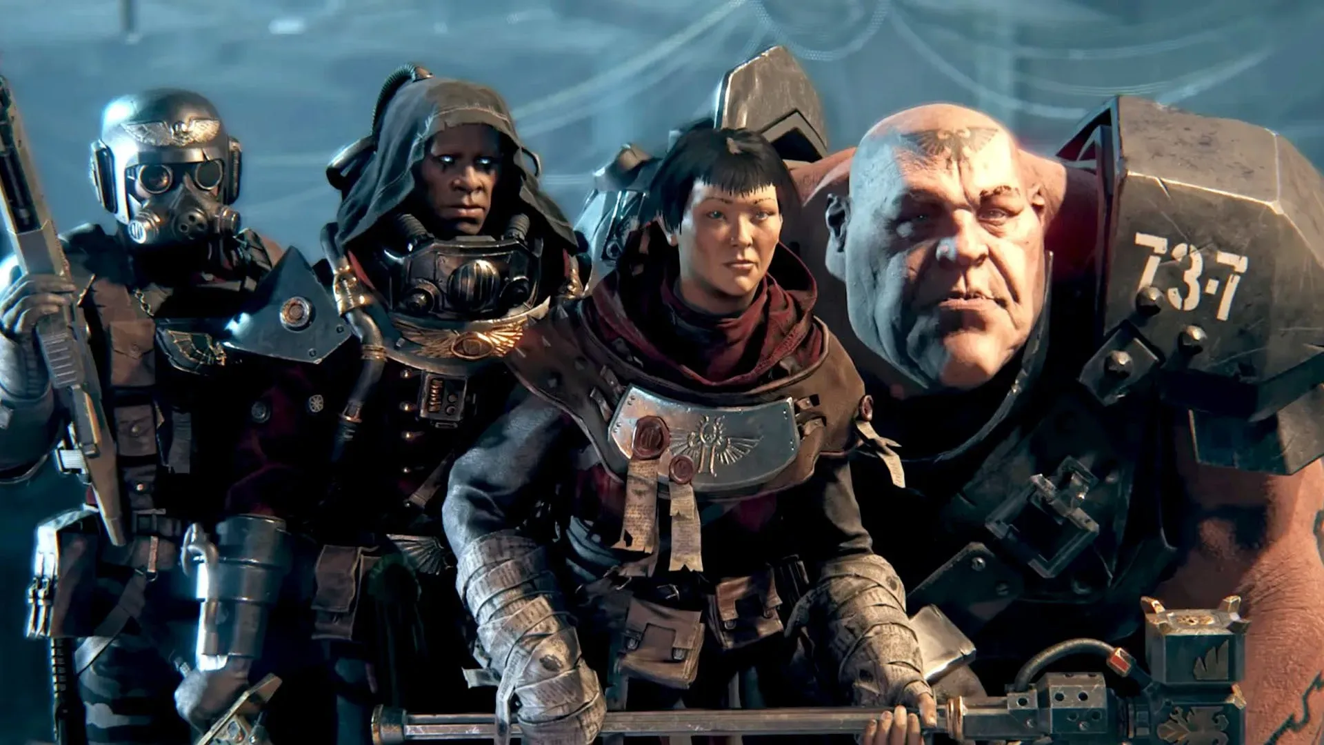 Warhammer 40,000: Darktide key art