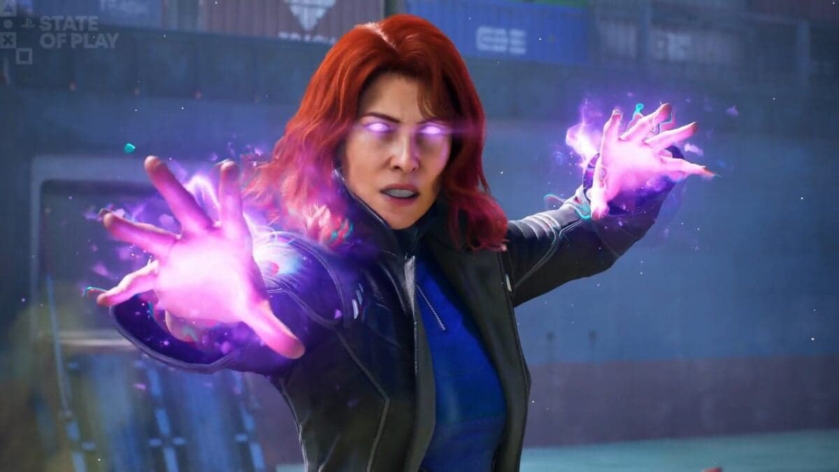 Jean Grey using telekinetic powers alongside Wolverine in Marvel's Wolverine PS5 gameplay