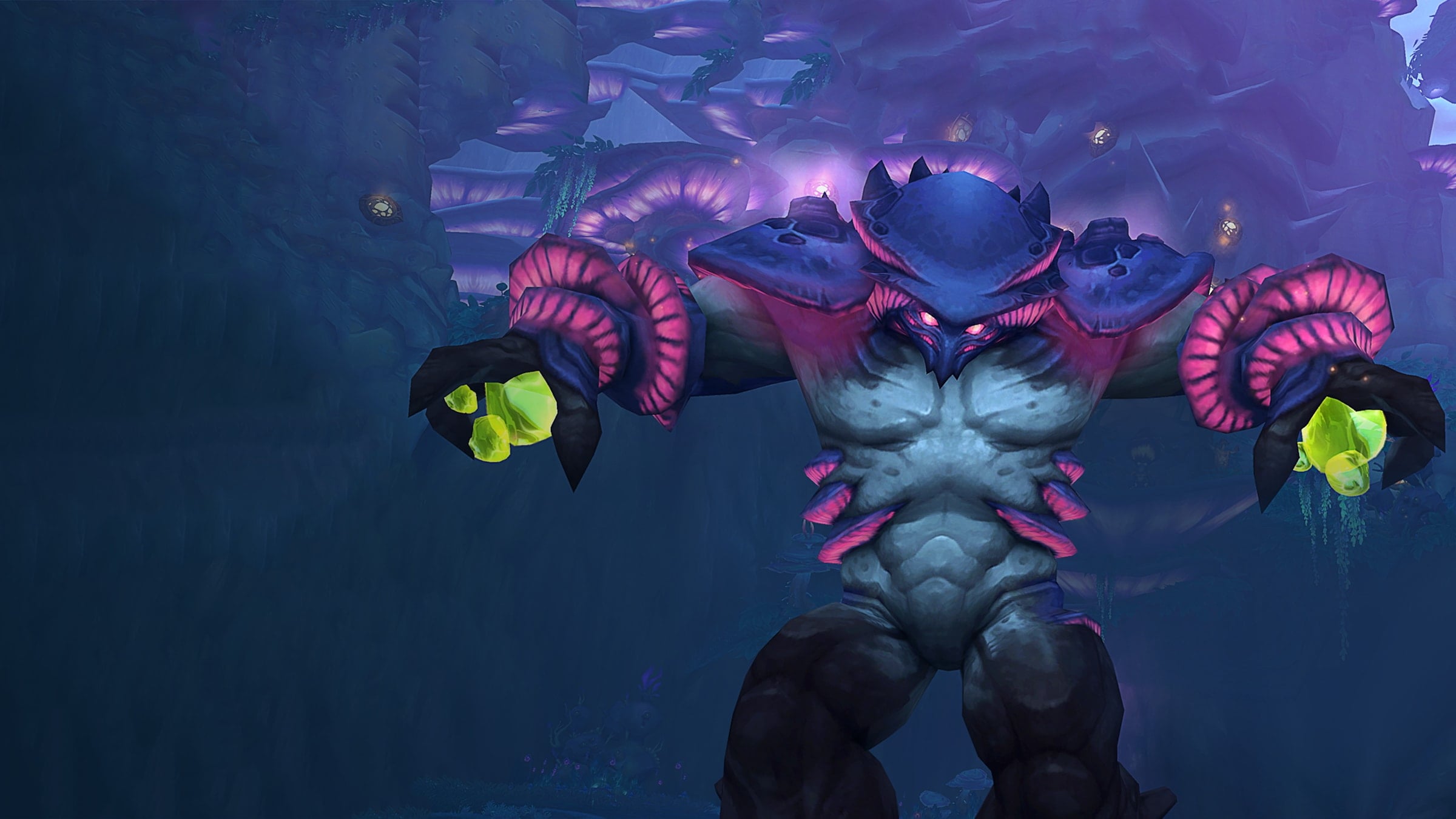 World of Warcraft The Midnight: Revelations key art featuring Void corruption and new raid boss Rotmire