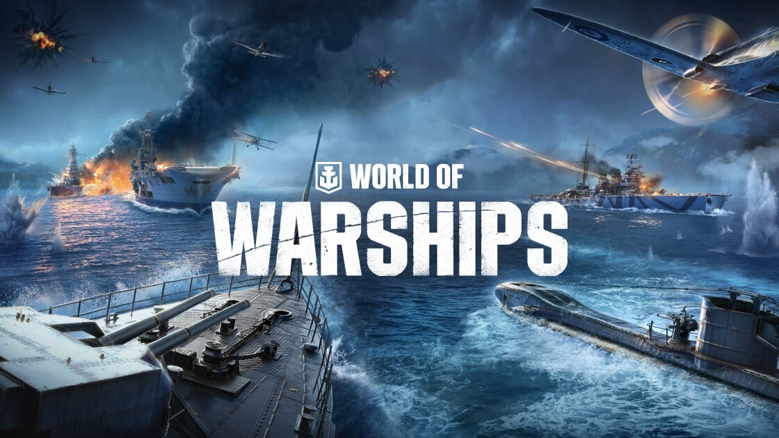 World Of Warships Italian super battleship Affondatore firing main guns in battle