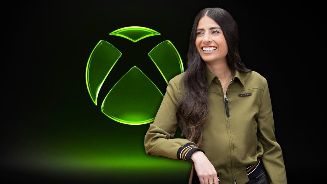 Xbox Project Helix next-gen console concept design on a dark stage backdrop