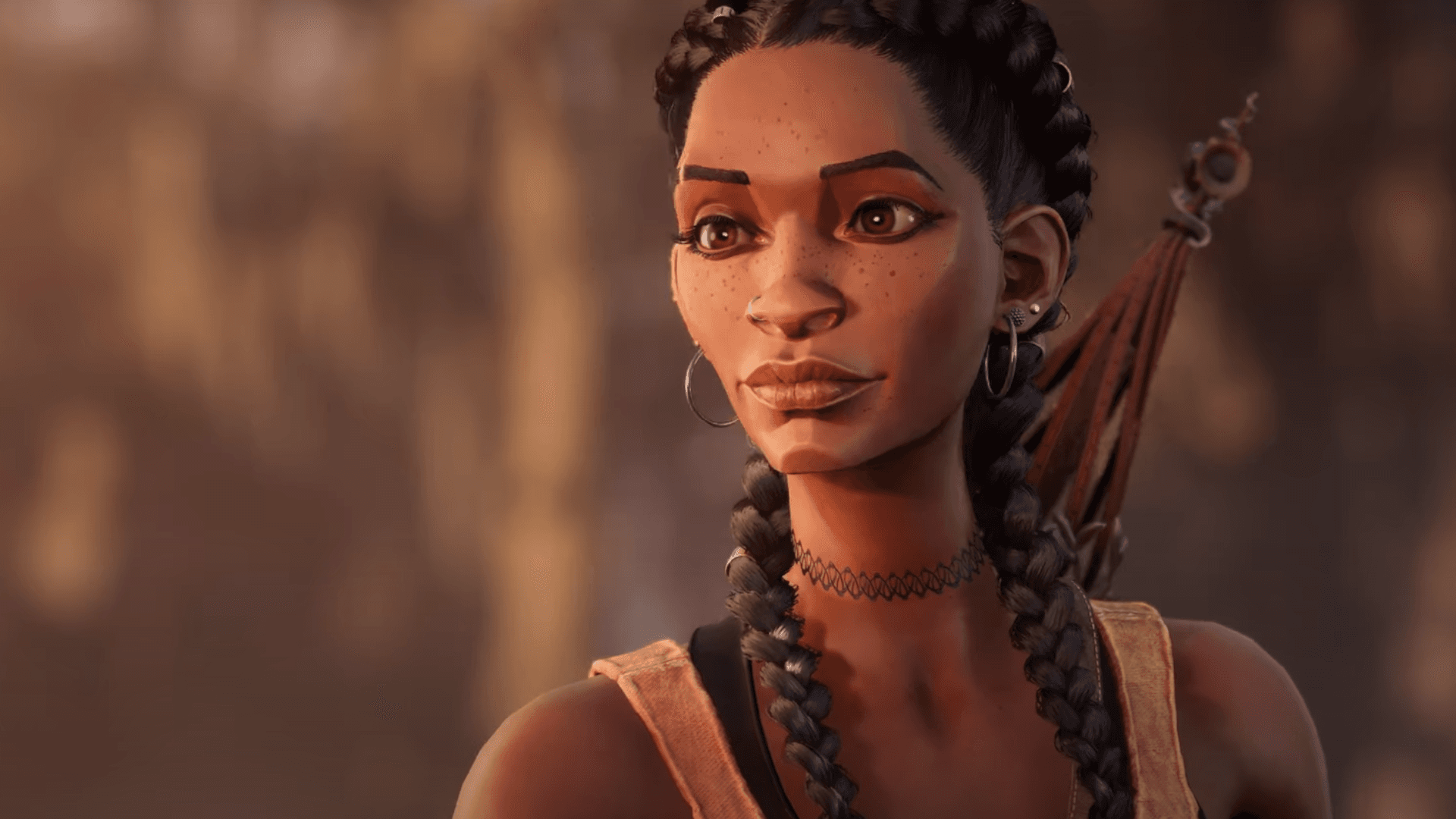 South of Midnight protagonist Hazel exploring the mythical Deep South landscape