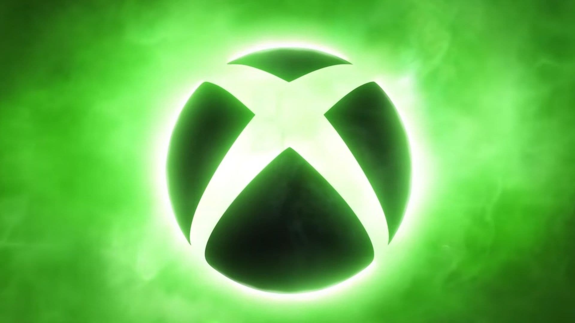 Xbox Series X console with the Xbox logo glowing green against a dark background
