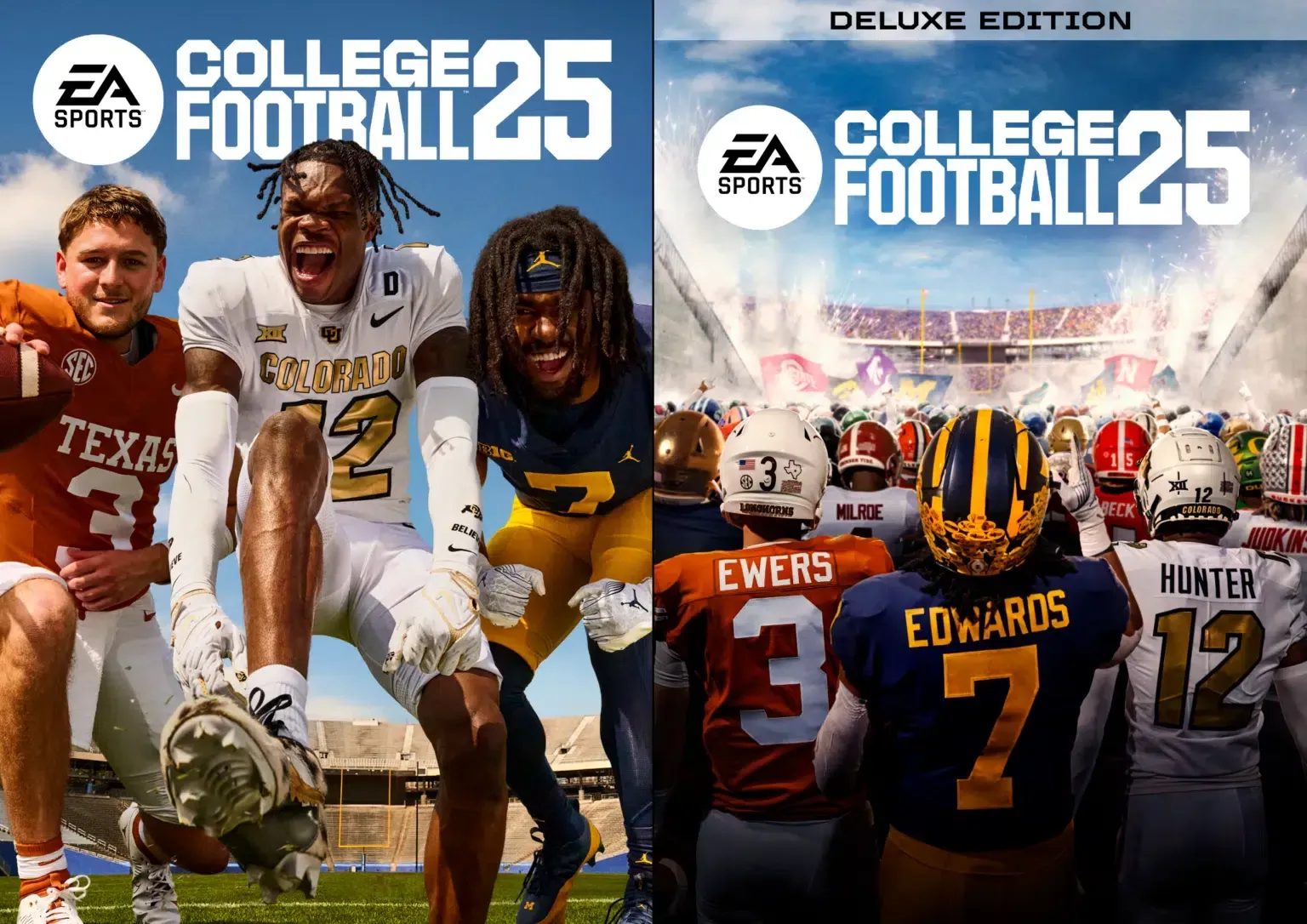 EA Sports College Football 25 Cover Images