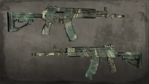 - VDV AK-12 Rifle (For use on woodland biomes):