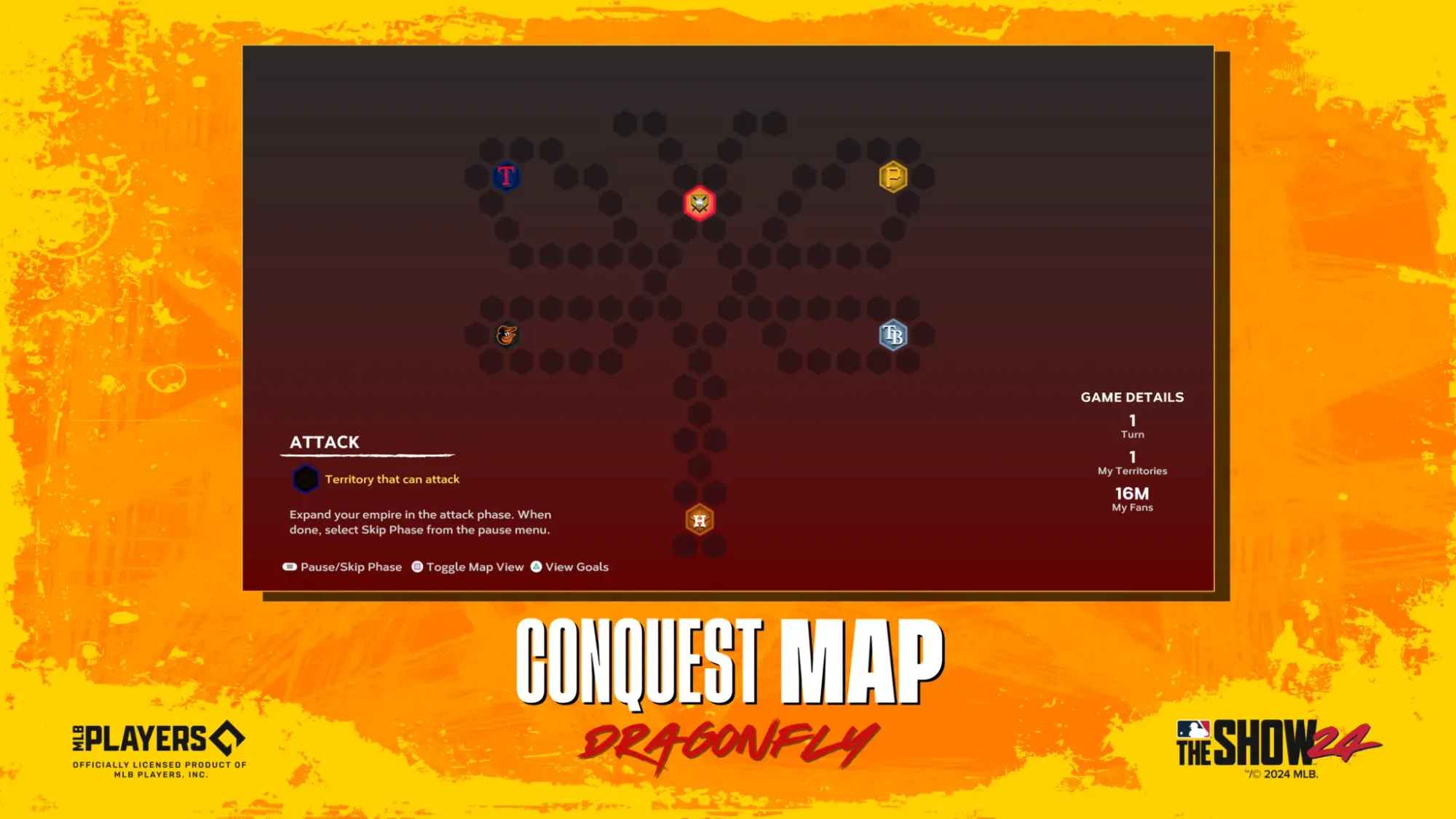 DRAGONFLY CONQUEST MAP
