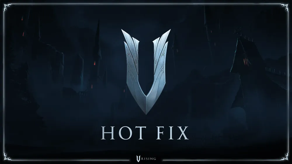 V Rising Hotfix 9.3 Patch Notes on December 3rd